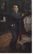 Valentin Serov Compositor Alexander Serov por Valentin Serov, 1887-1888 Spain oil painting artist